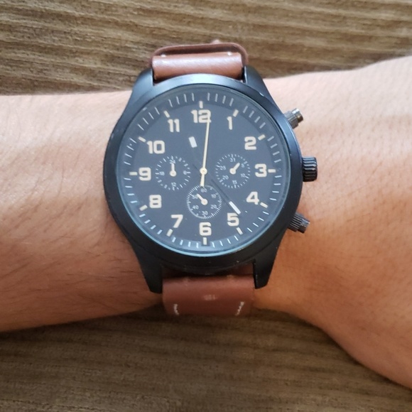 Aldo Other - 🃏🃏 Mens Aldo Brown Leather wrist watch